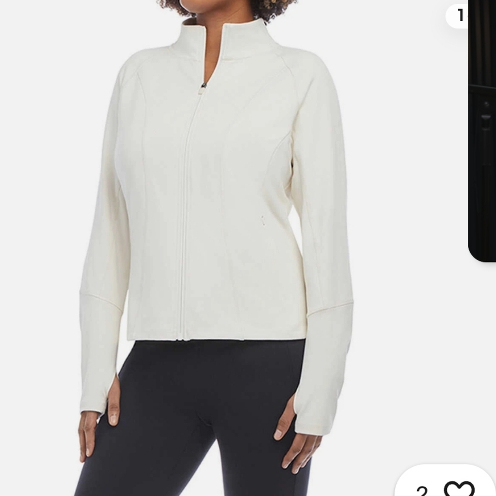 Danskin Ladies Contour Yoga Jacket, Nwt , Xxl